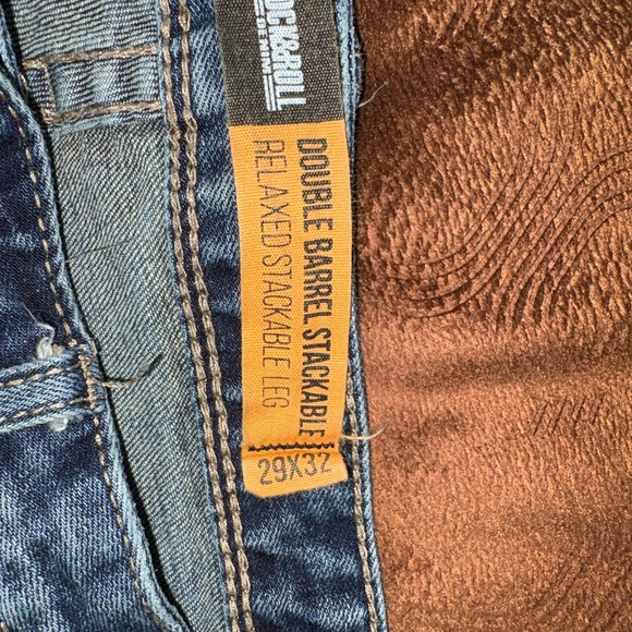 Mens ROCK & ROLL Denim HOOEY jeans size 29x32 - Picture 6 of 6